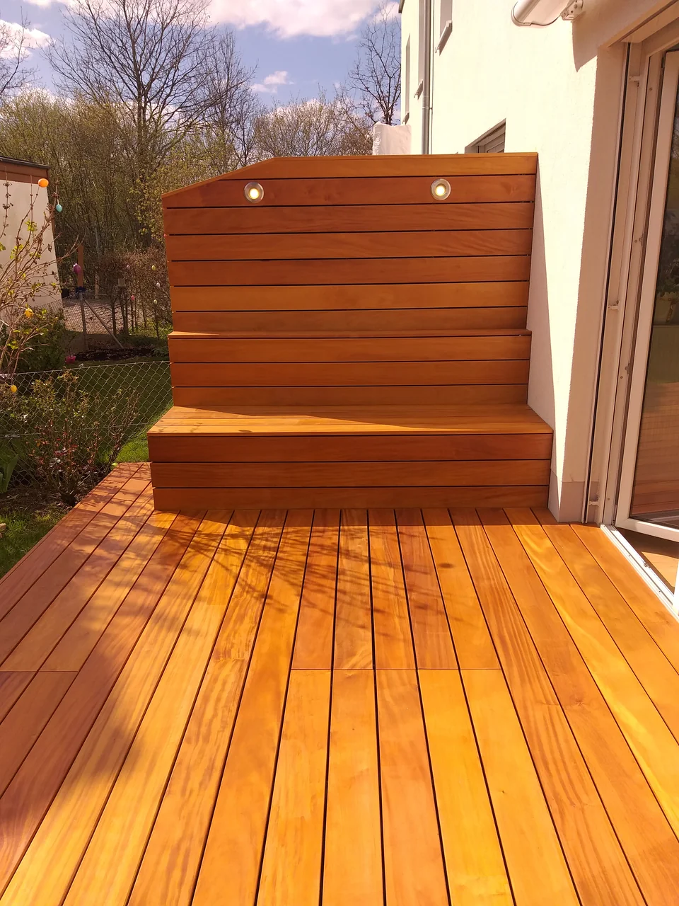 Garapaholz-Terrasse – Ergebnis