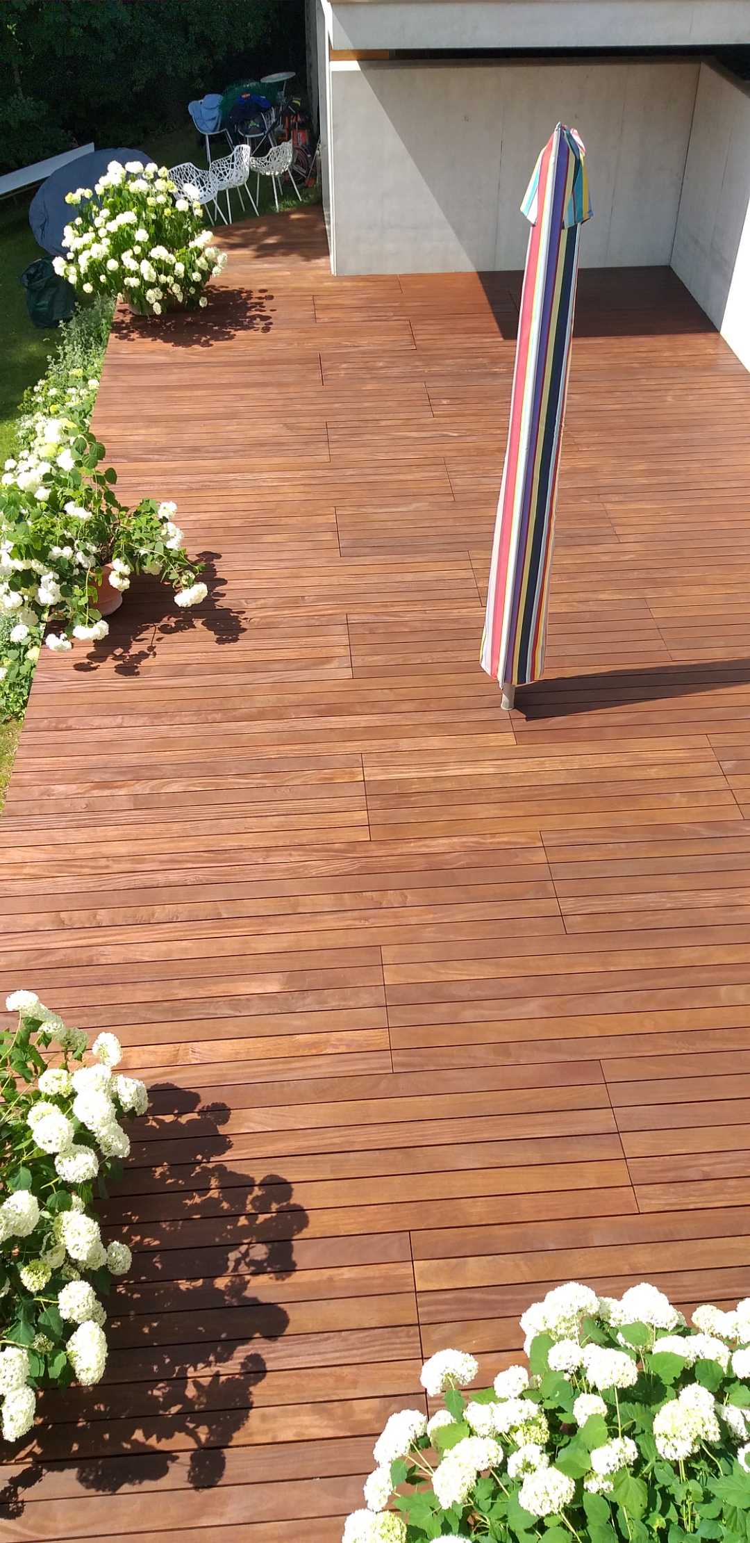 Holzterrasse aus Cumaruholz