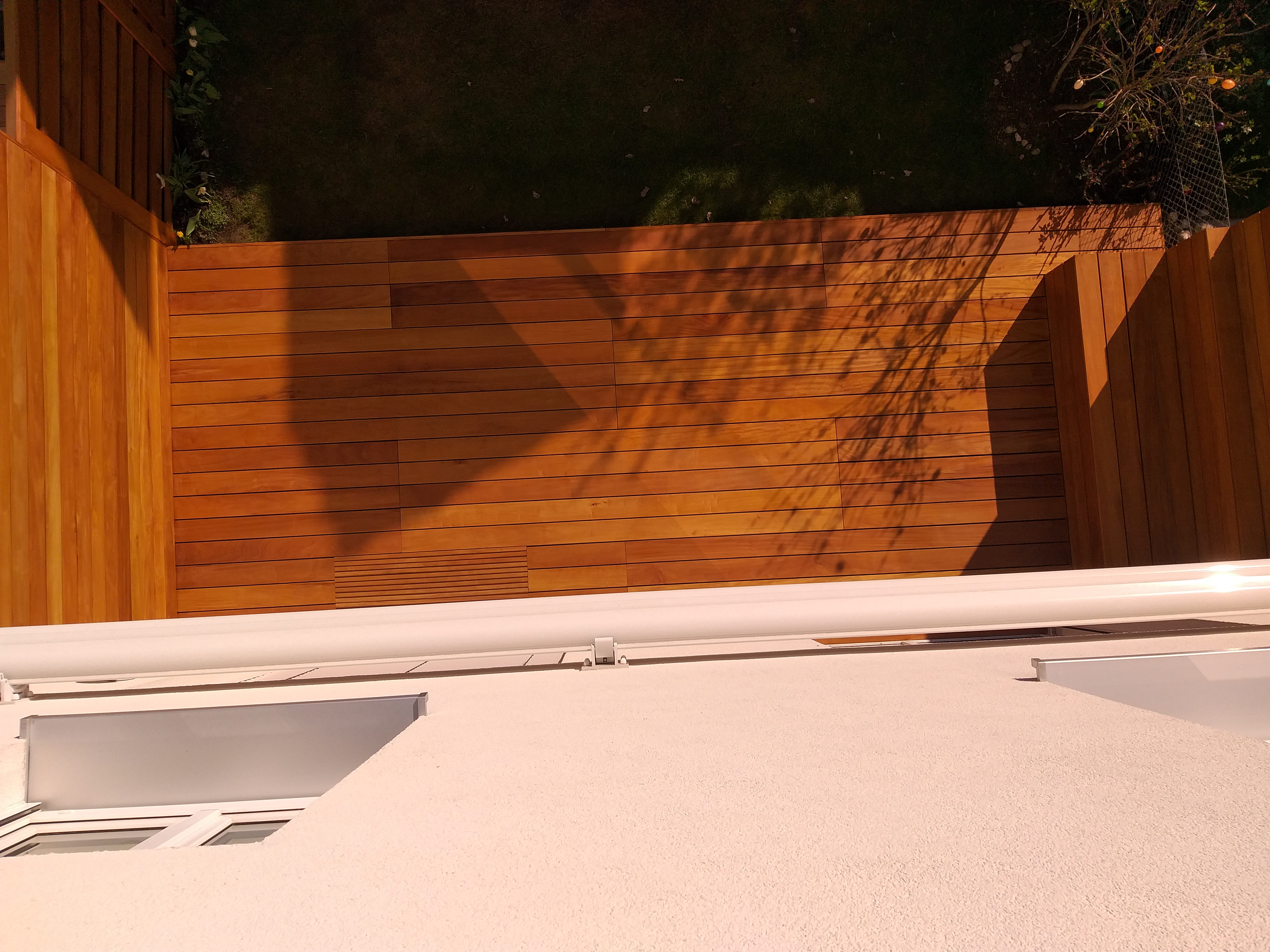 Garapaholz-Terrasse – Projekt