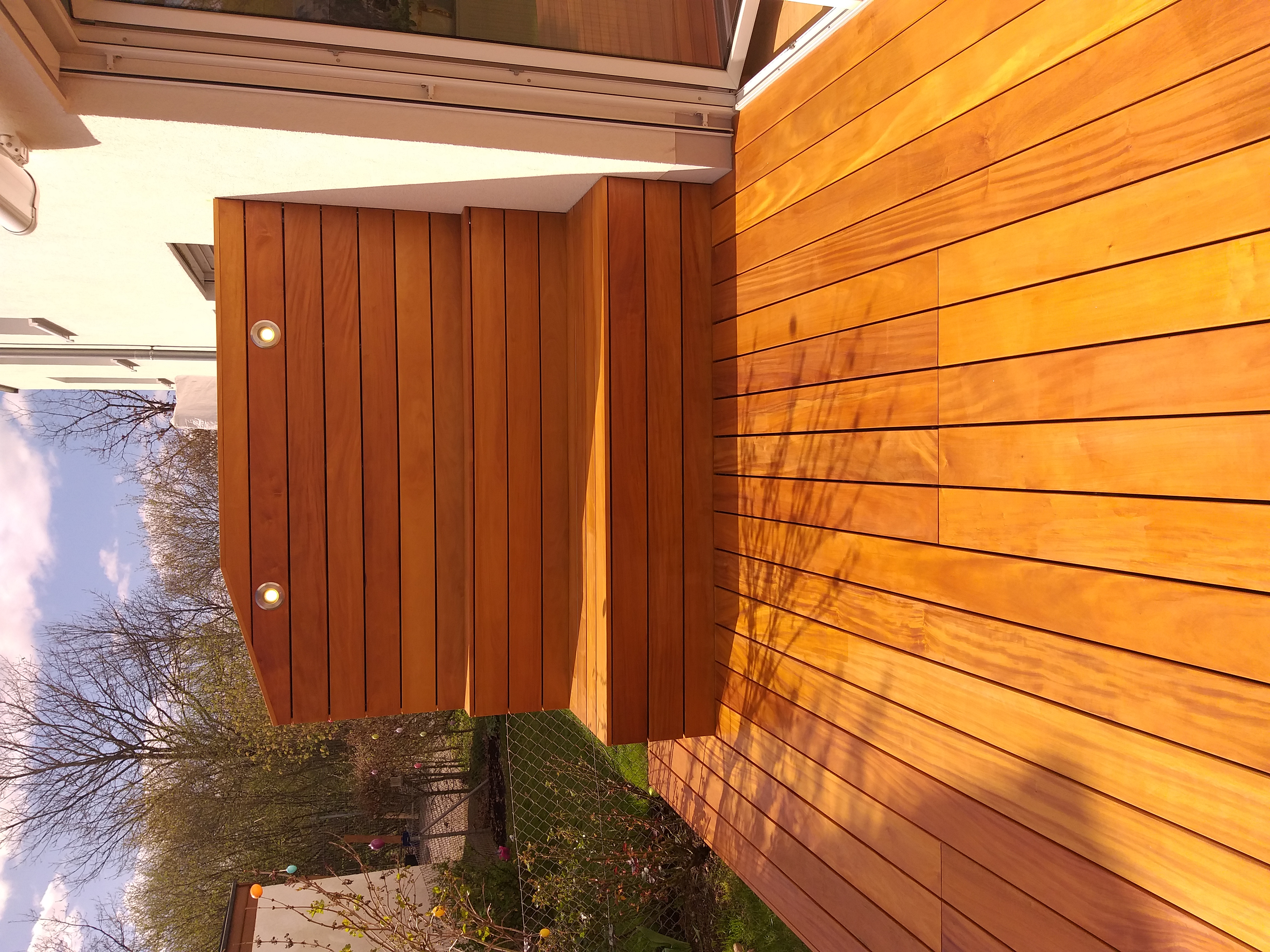 Garapaholz-Terrasse – Ergebnis